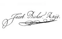 handtekening Jacob Bicker-Raije