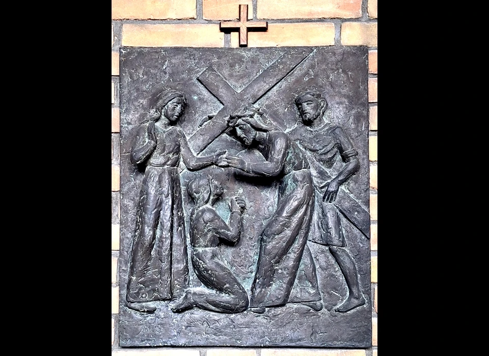 Amstelveenseweg 965 Augustinuskerk kruisweg statie 8 Jezus troost de wenende vrouwen (2025)