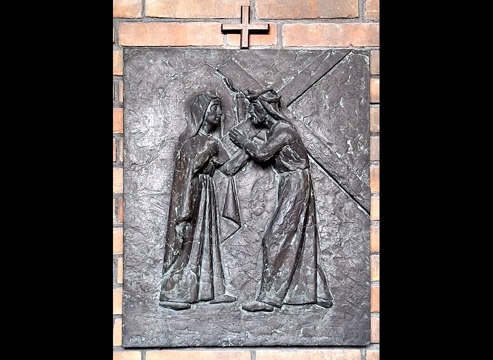 Amstelveenseweg 965 Augustinuskerk kruisweg statie 4 Jezus ontmoet zijn bedroefde moeder (2025)