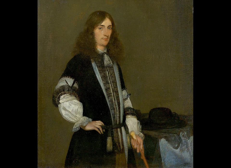 François de Vicq (1646-1707), sedert 1697 herhaaldelijk burgemeester van Amsterdam, van 1687-1707 directeur van de Sociëteit van Suriname. (Gerard ter Borch (II), 1670)
