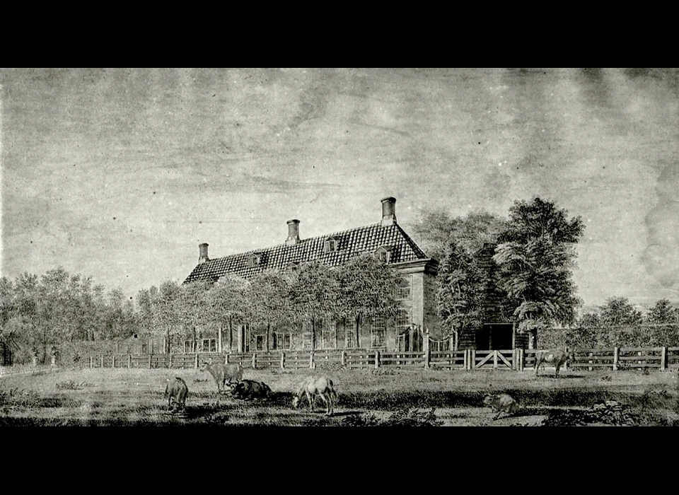 Huis De Beeck westzijde (J.de Bosch , 1733)