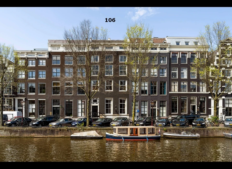 Herengracht 106 lijstgevel (2025)