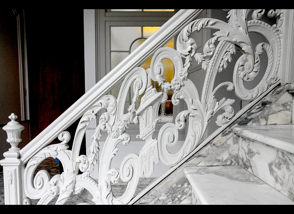 Keizersgracht 101 trap in achterhuis detail leuning (2014)