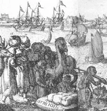 persianer en tartaar aan ij