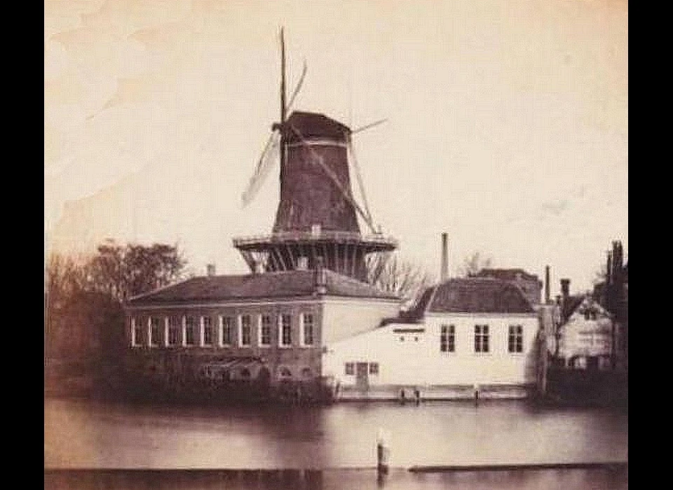 Marnixstraat molen De Liefde op Bolwerk Sloten (1868)