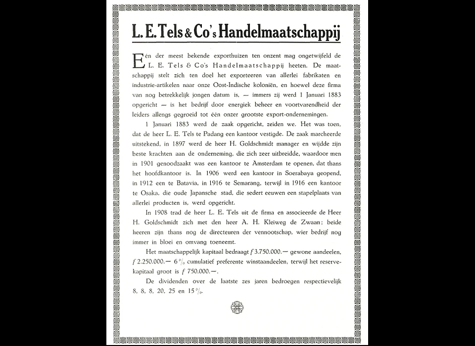 L.E.Tels en Co handelmij