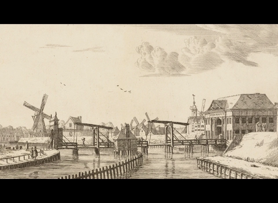 Rembrandtplein 3de Regulierspoort (Reinier Nooms, 1664)