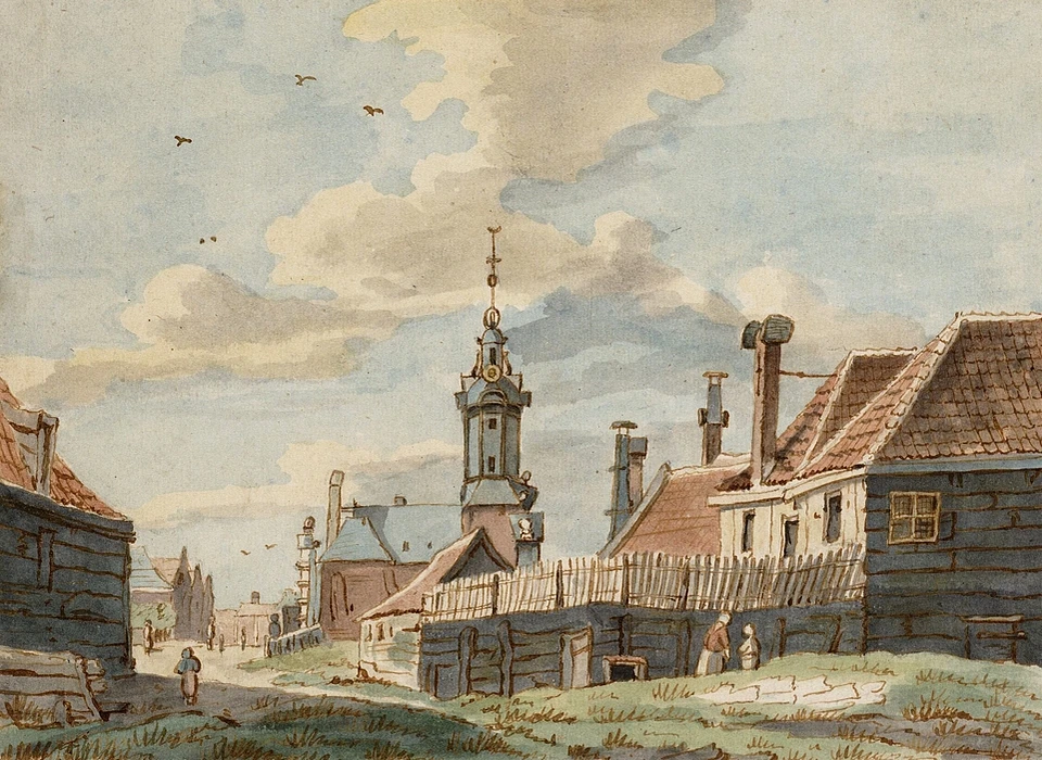 Haarlemmerplein 4de Haarlemmerpoort stadszijde (circa 1825)