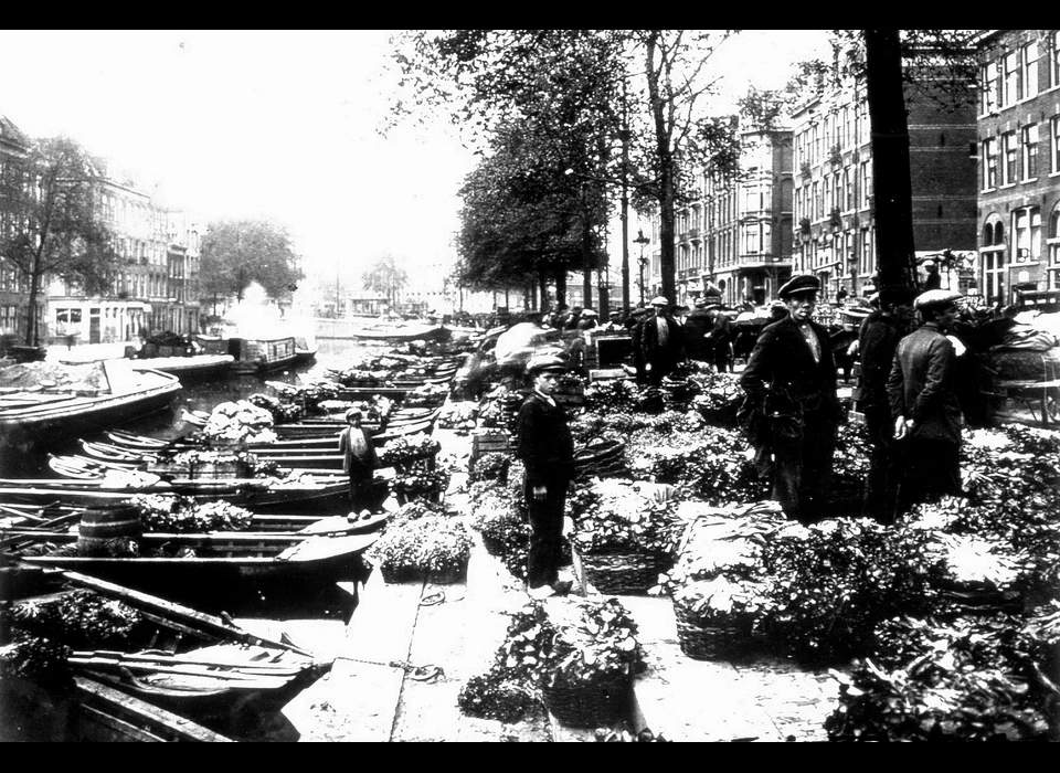 Marnixstraat groentemarkt (1920)