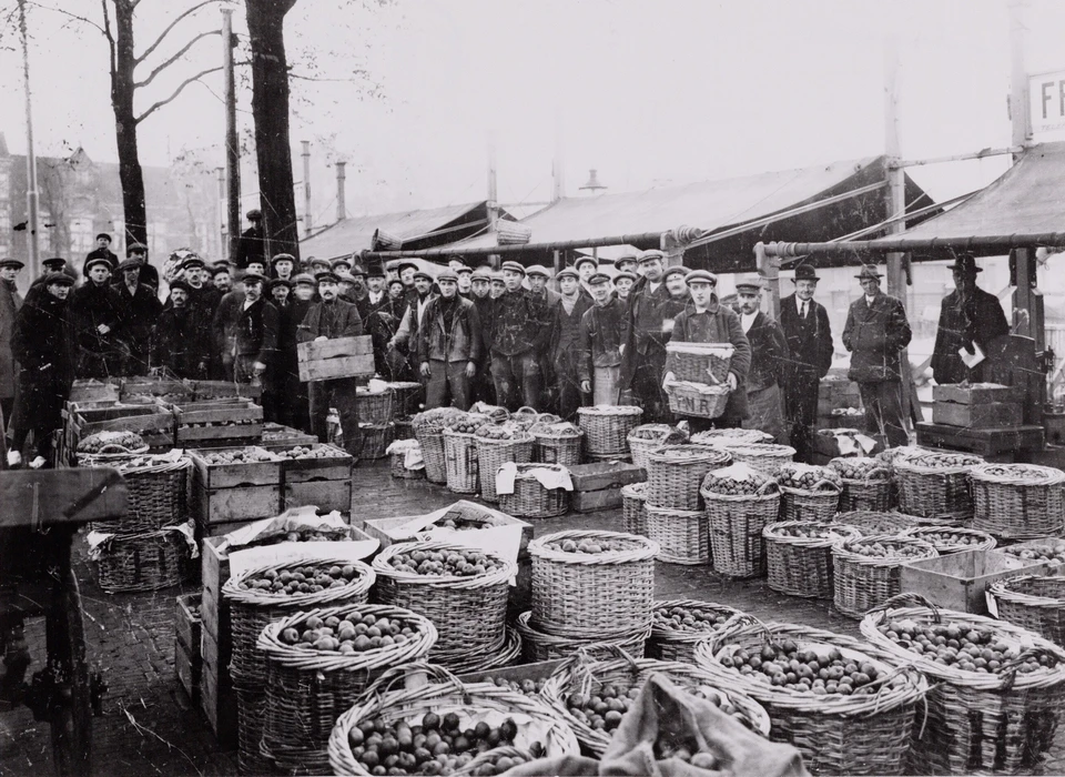 Marnixstraat Appelmarkt bij Elandsgracht (1930)