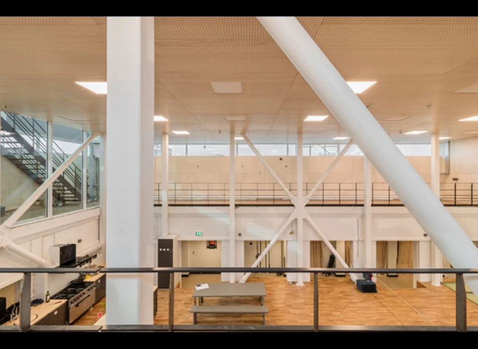 Overhoeksplein 2 voormalig Groot Lab nu AHK, interieur (2017)