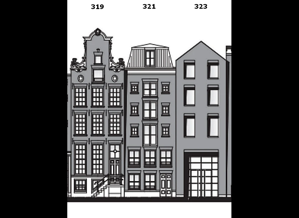 Prinsengracht 319-323 v.l.n.r. Pulitzer Hotel (2016)