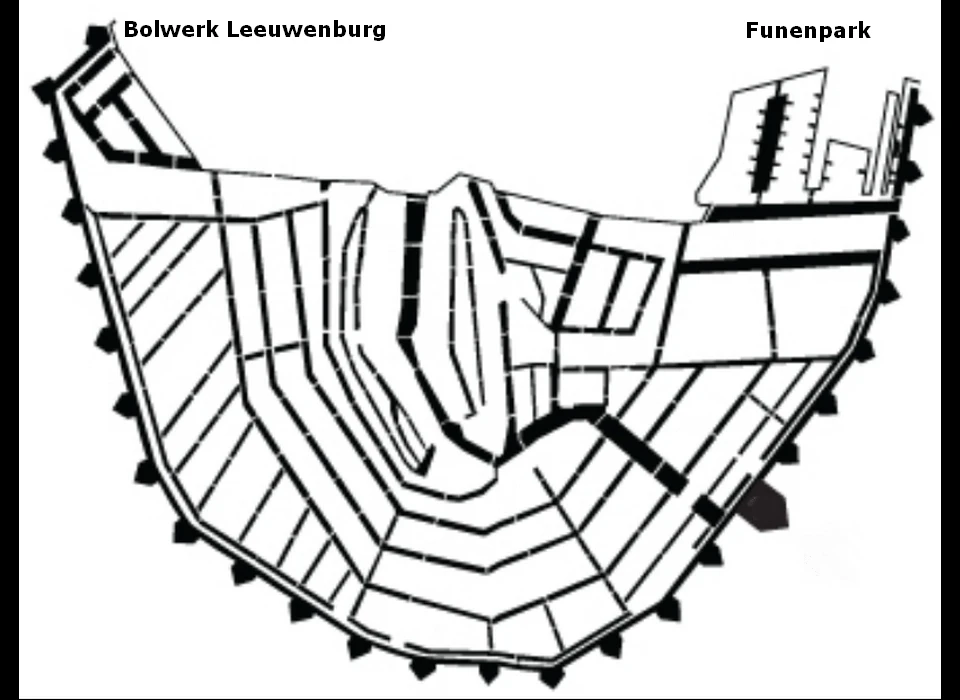 Bolwerk Oosterblokhuis op de kaart