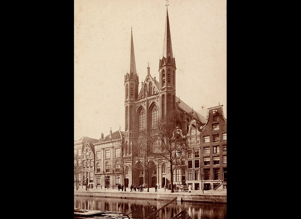 Singel 442-448 Krijtbergkerk en pastorie (1890)