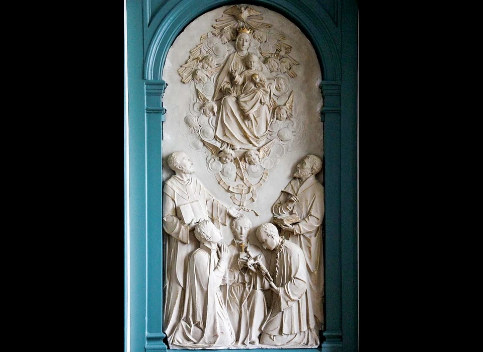 Singel 448 detail schouw voorkamer rechts (2000)