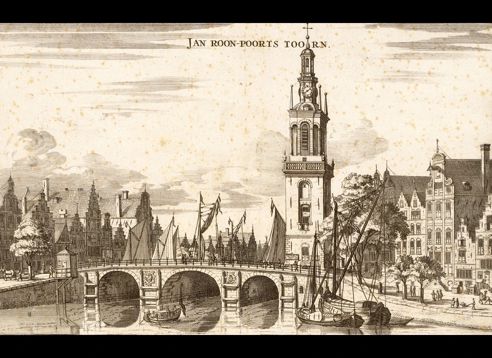 Singel ter hoogte van 159 Jan Roodenpoortstoren (1664)