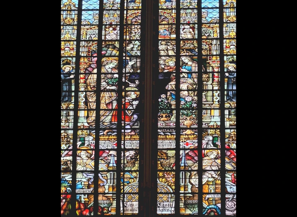 Singel 442-446 gebrandschilderd venster (2025)