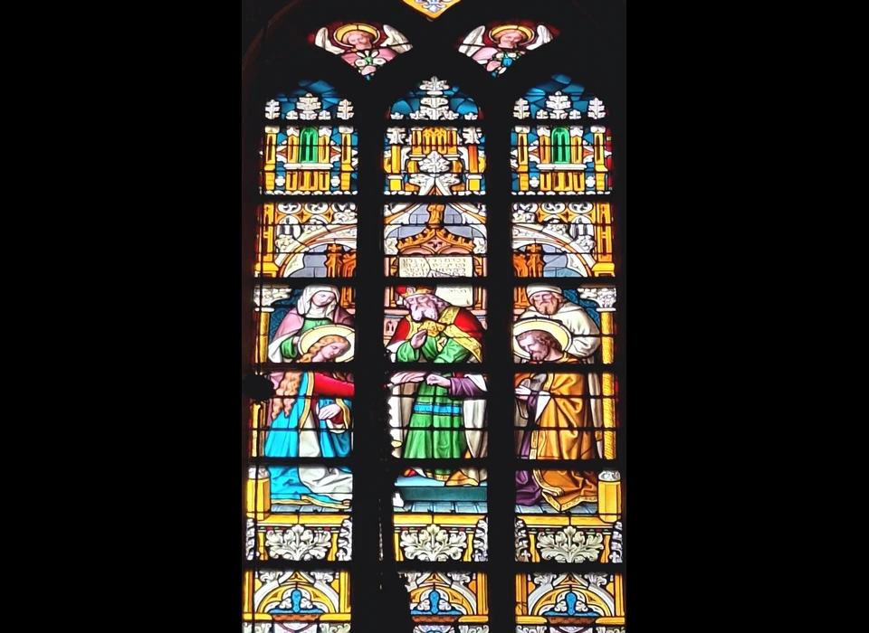 Singel 442-446 gebrandschilderd venster (2025)