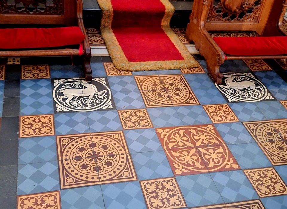 Singel 442-446 vloer voor Maria-altaar (2025)