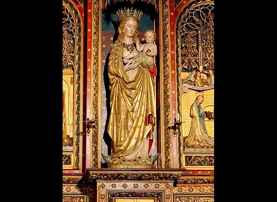 Singel 442-446 Maria-altaar beeld Maria, atelier Mengelberg (2025)