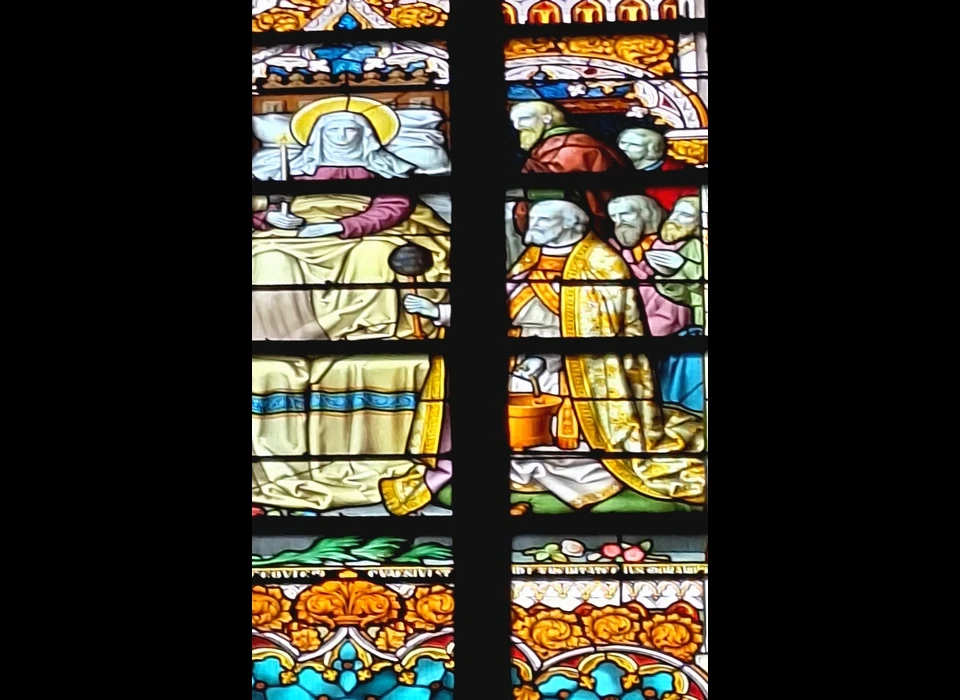 Singel 442-446 gebrandschilderd venster (2025)