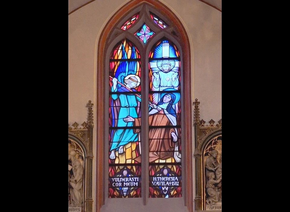 Singel 442-446 gebrandschilderd venster (2025)