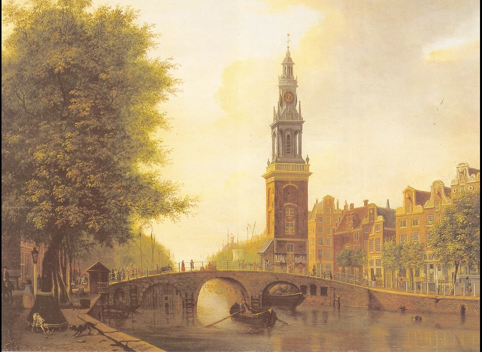 Singel ter hoogte van 159 Jan Roodenpoortstoren (J.Ekels de oude, 1766)