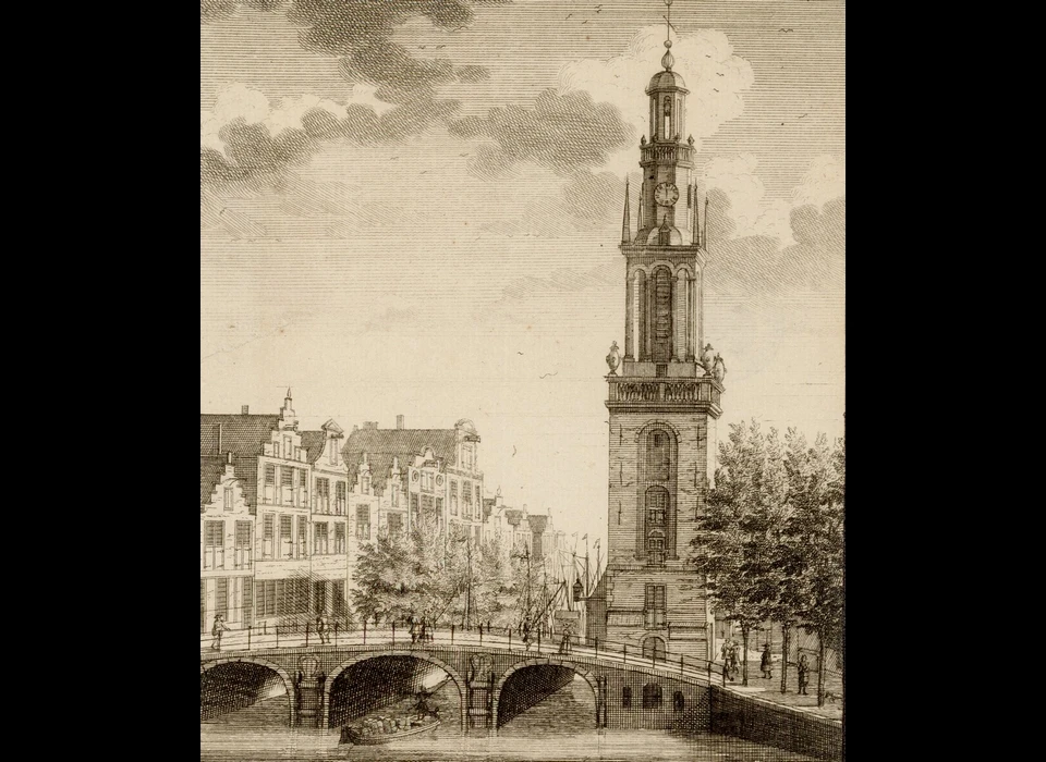 Singel ter hoogte van 159 Jan Roodenpoortstoren (1650)