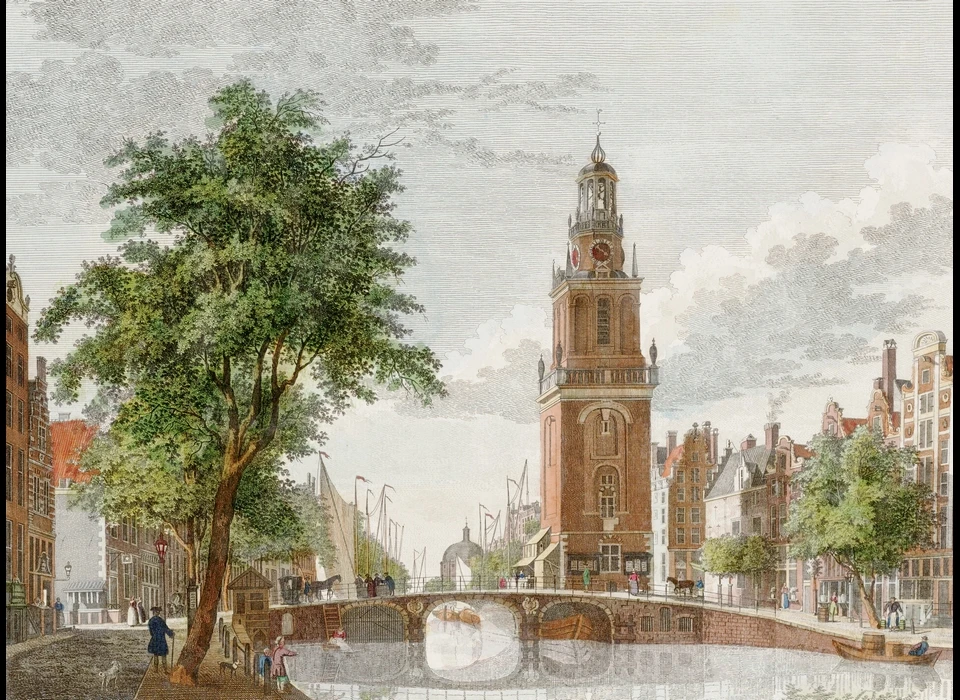 Singel ter hoogte van 159 Jan Roodenpoortstoren (1750)