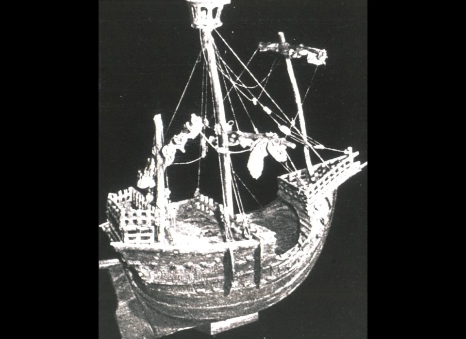 Model van een Koggeschip