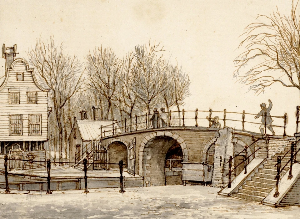 Weteringschans met de Weteringpoort (Gerrit Lamberts, ca.1815)