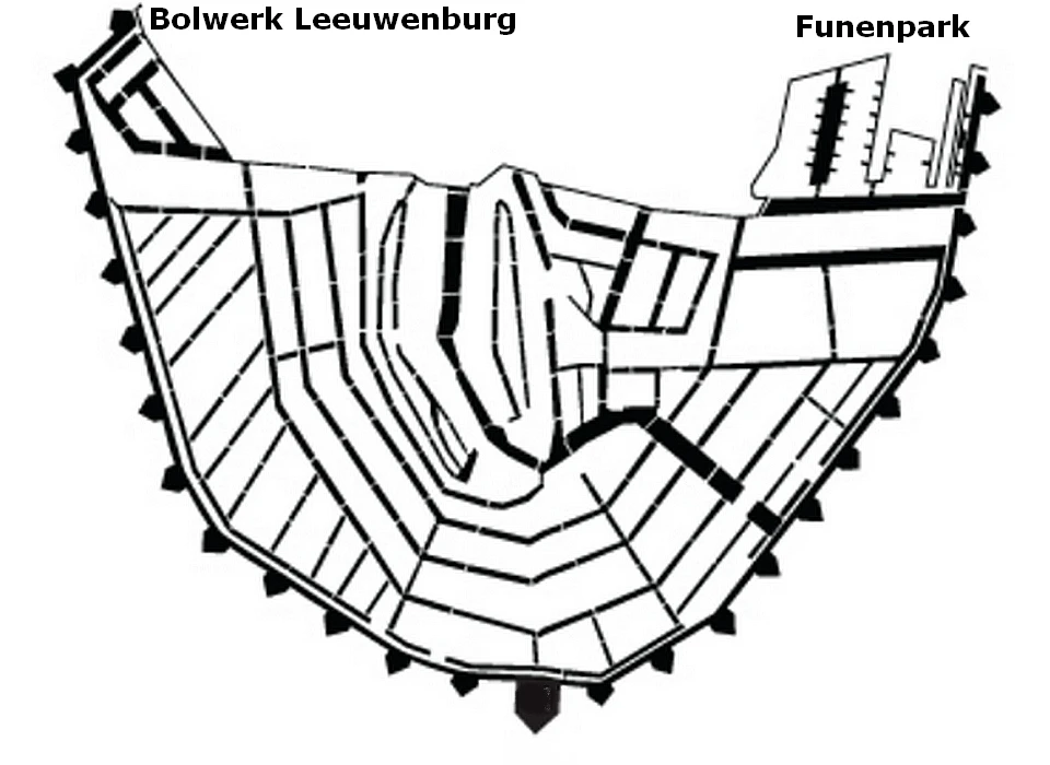 Locatie Bolwerk Amstelveen op de stadsplattegrond